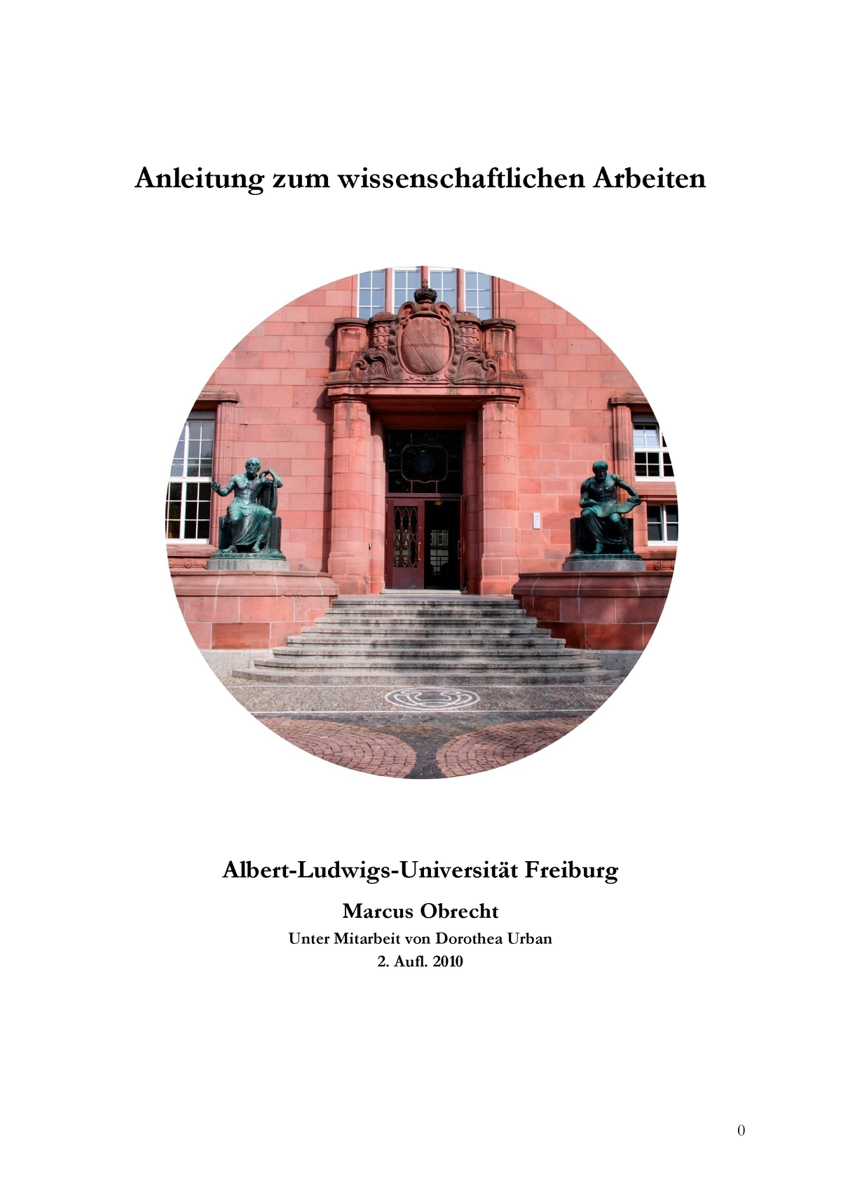 Obrecht 2010-Anleitungzumwissenschaftlichen Arbeiten - Anleitung Zum ...