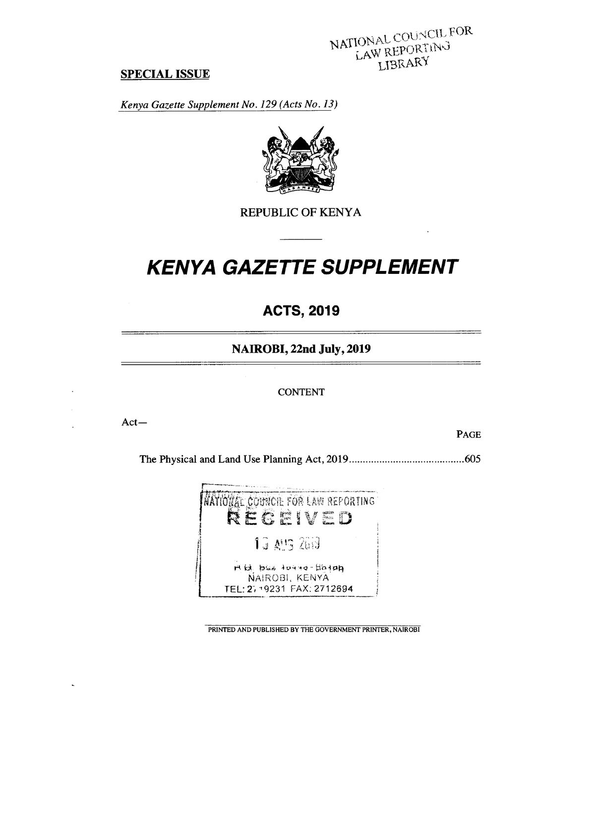 Physicaland Land Use Planning Act No13of2019 LP REPORTING 1 K K7   Thumb 1200 1689 