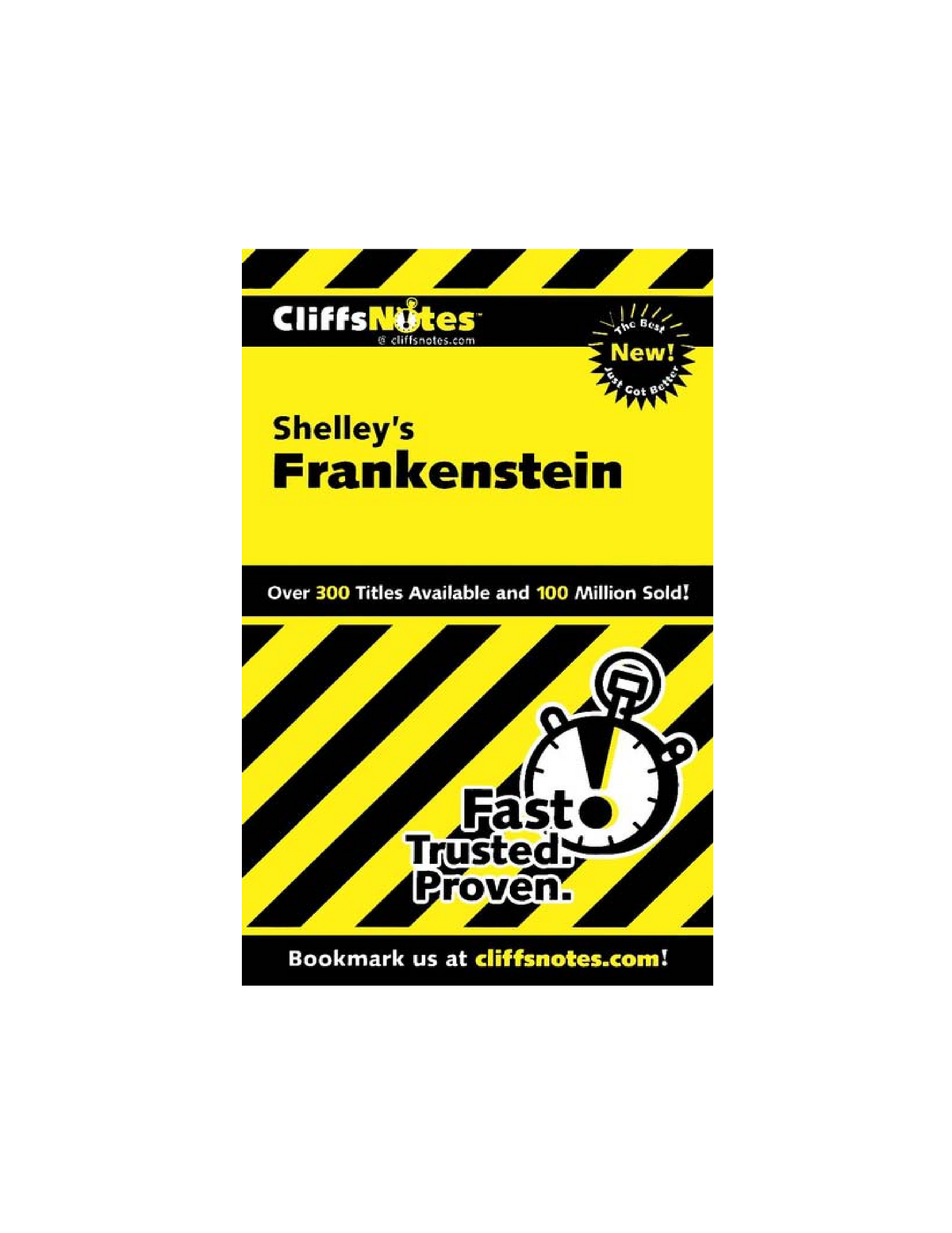 cliffs-notes-jeff-coghill-frankenstein-2000-cliffs-notes