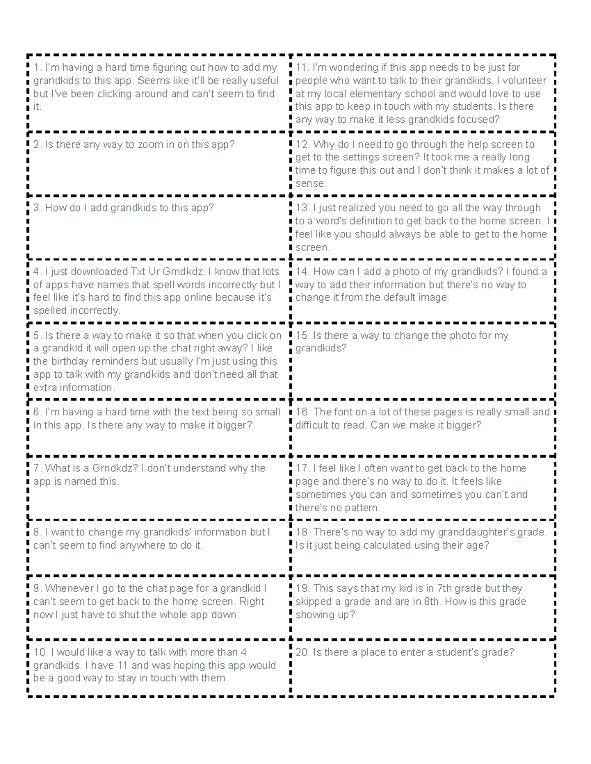 Hezekiah Dawkins - U4 Activity Guide - Prototype Feedback - I’m Having 