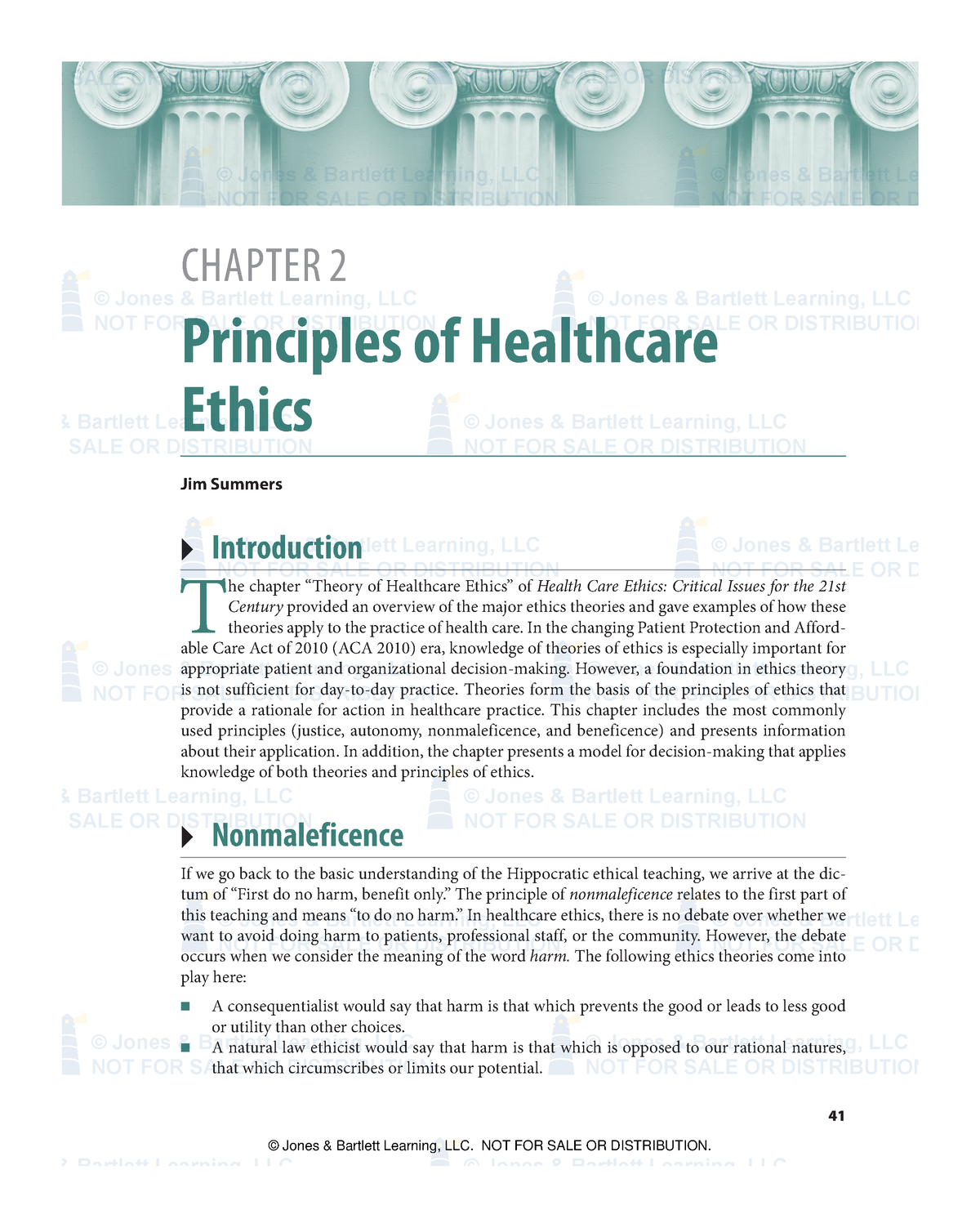 Health Care Ethics 1 - It Helps Everyone - CHAPTER 2 Principles Of ...