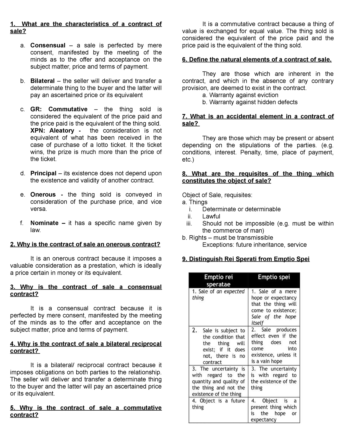 sale-notes-what-are-the-characteristics-of-a-contract-of-sale-a