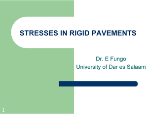 Lecture 2 - Stresses In Flexible Pavements 2 - Stresses At Interfaces ...