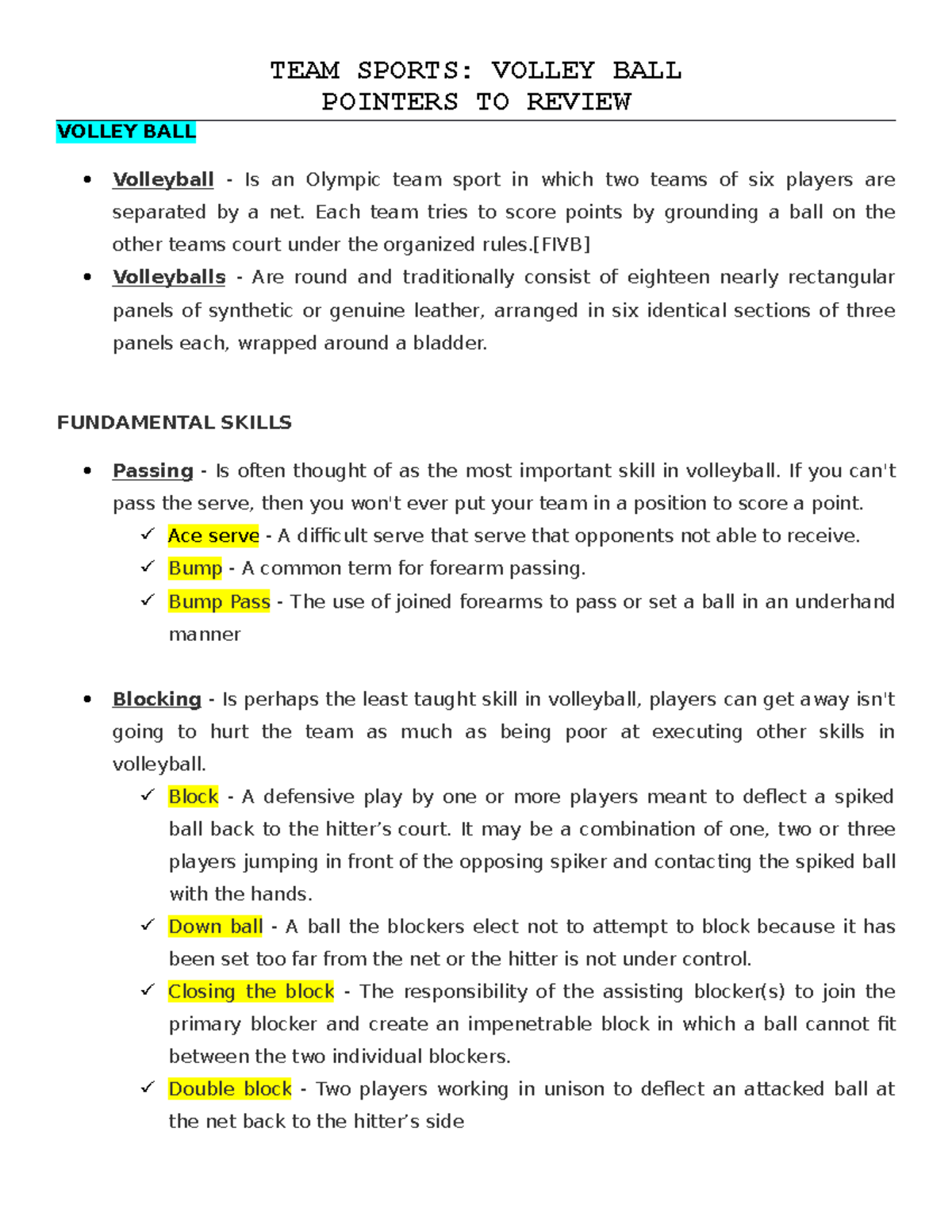 reviewer-important-terms-in-volleyball-pointers-to-review-volley-ball