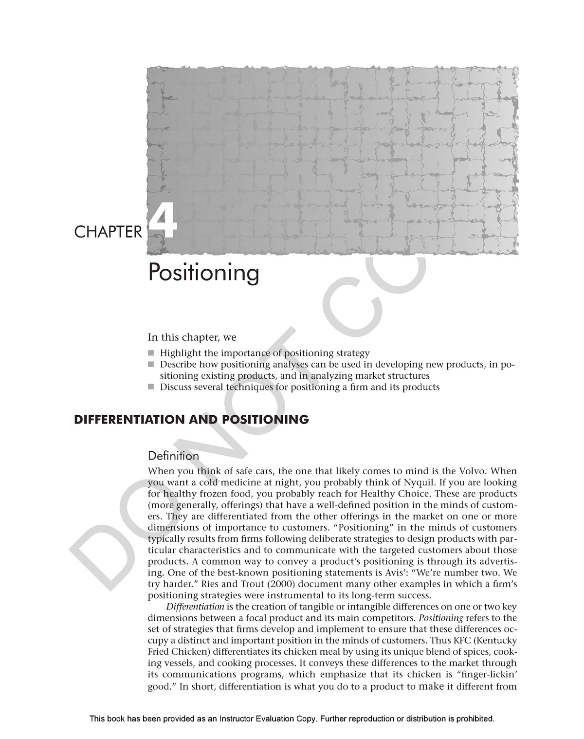 3-Positioning - Positioning - DO NOT COPY CHAPTER 4 Positioning In This ...