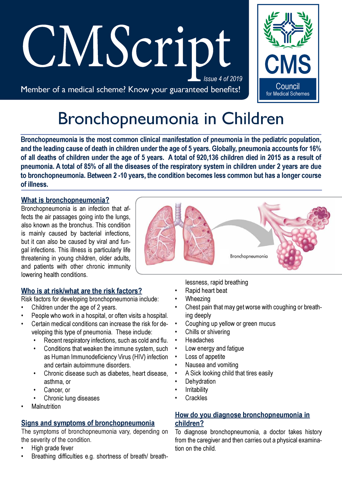 What Causes Bronchopneumonia In Children