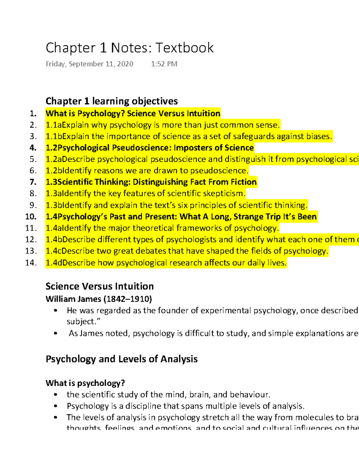 Chapter 1 Notes Textbook - Warning: TT: Undefined Function: 32 Warning ...