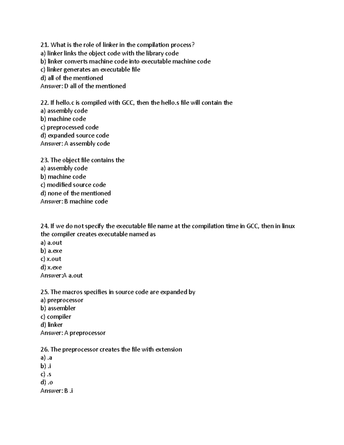 embedded systems assignment - What is the role of linker in the ...