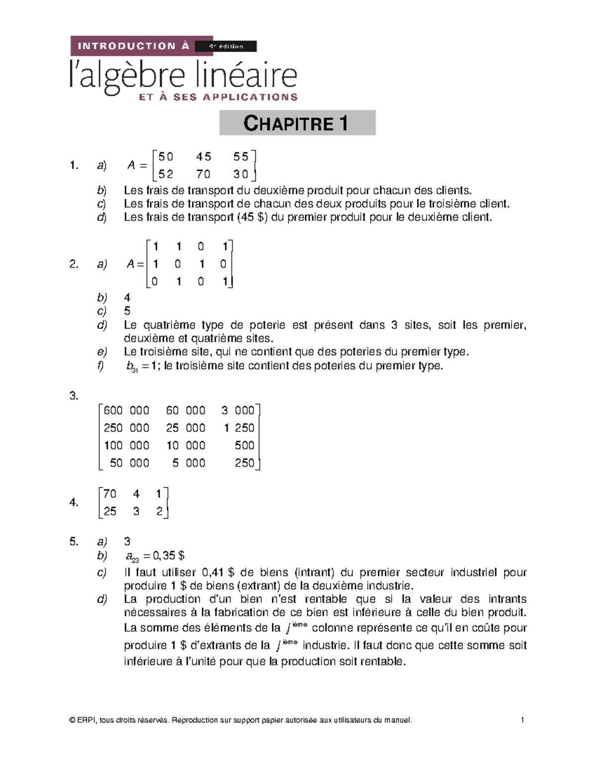 Amyotte alg lineaire 4e corr exer recap ch01 edu - CHAPITRE 1 a) 5 0 4 ...