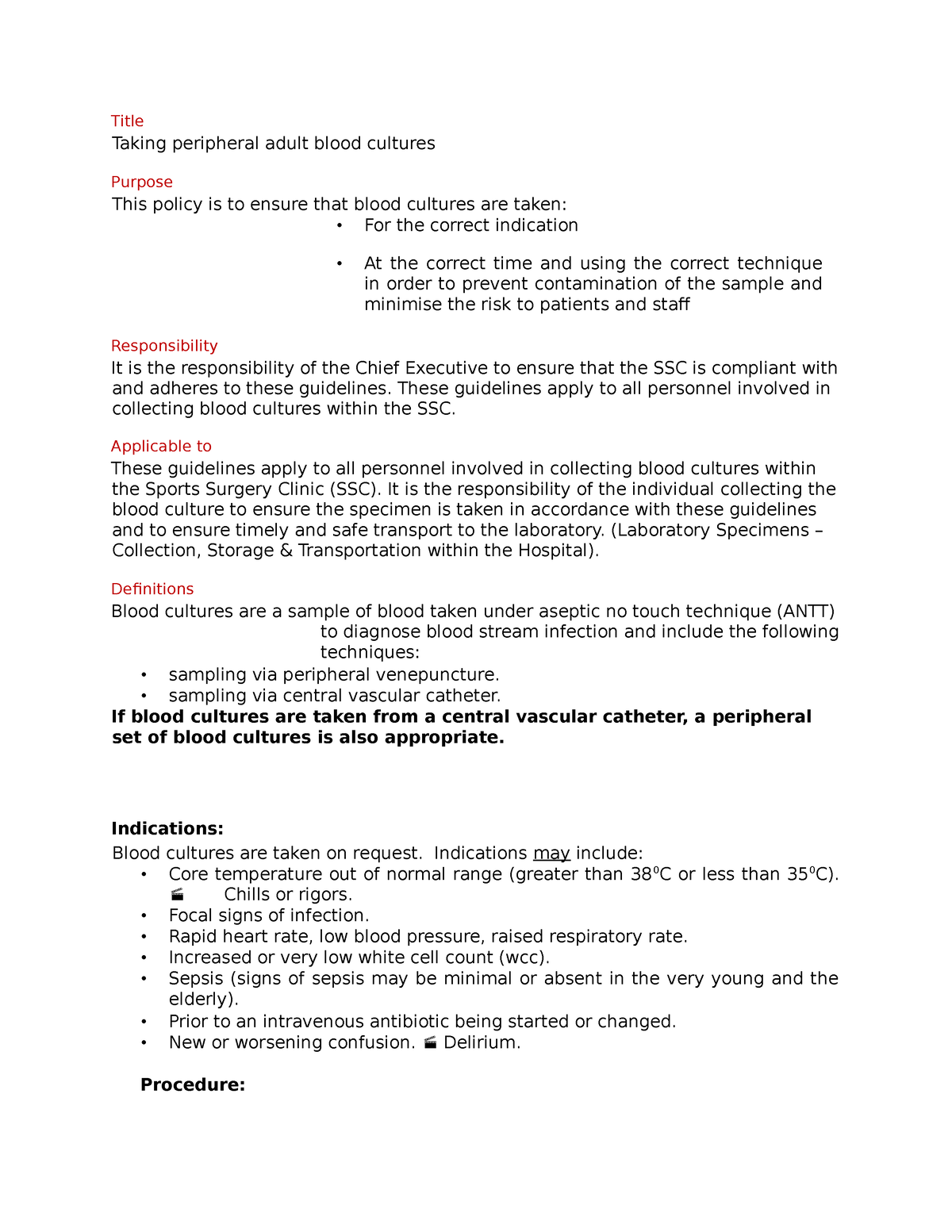 infection control making room assignments