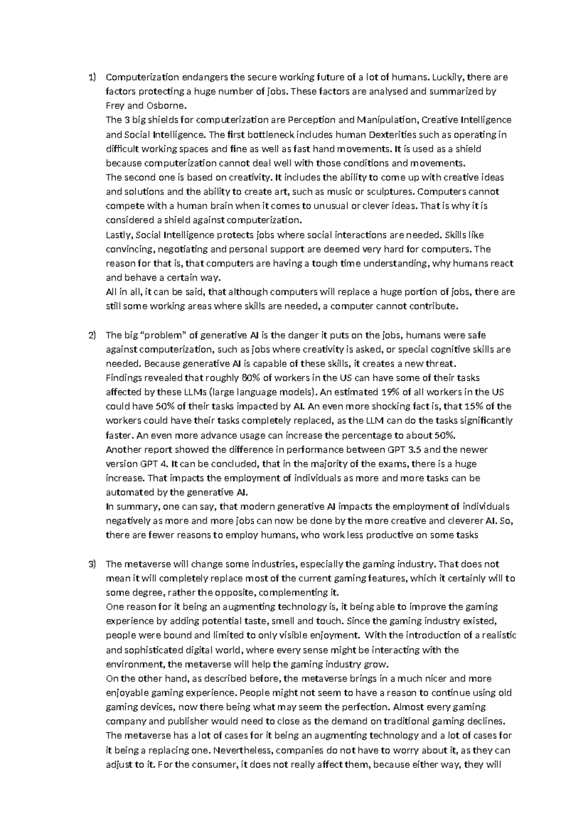 HA IT SOC - ITS exercise and notes for computerization ...