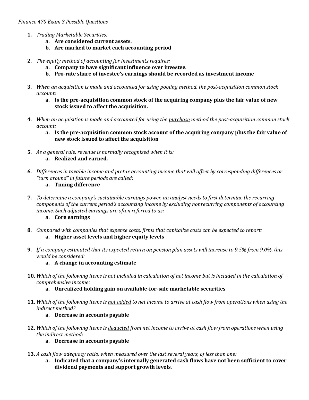 A00-470 Latest Test Question