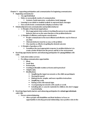 Chapter 10 - Class Lecture - Chapter 10 What Are The Challenges For Aac 