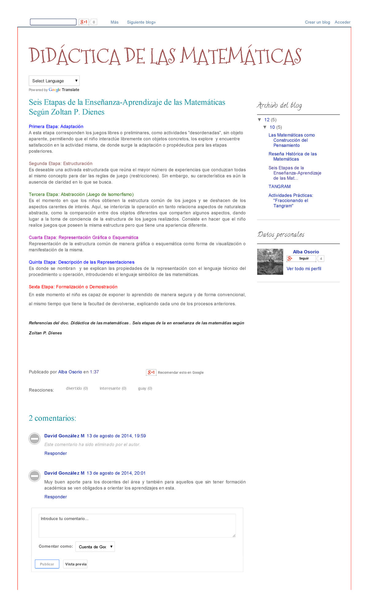 517892490 Didactica DE LAS Matematicas Seis Etapas de la Ensenanza ...