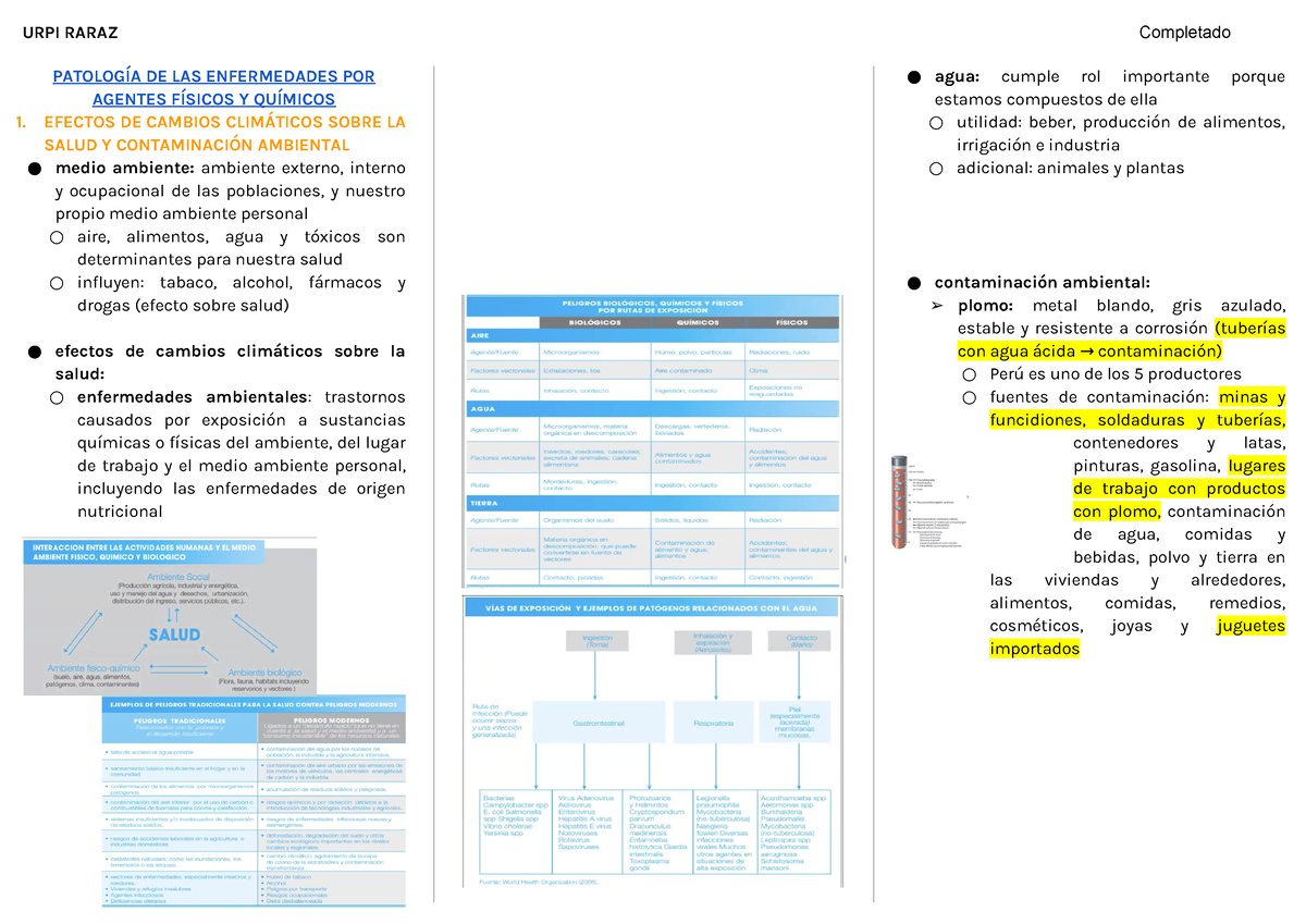 3. Enfermedad POR Agentes QUÍ Micos Y FÍ Sicos - PATOLOGÍA DE LAS ...