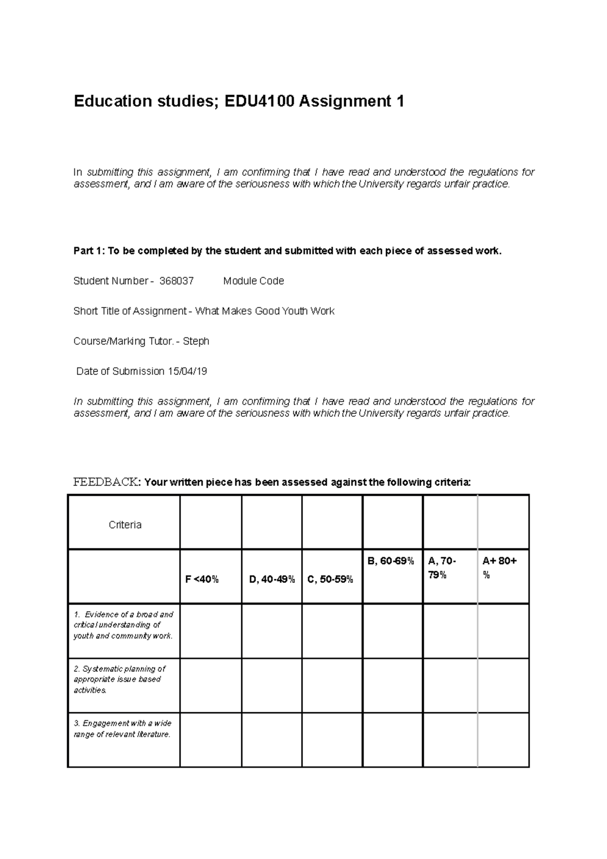 Working With Young People In The Community What Makes Good Youth Work ...
