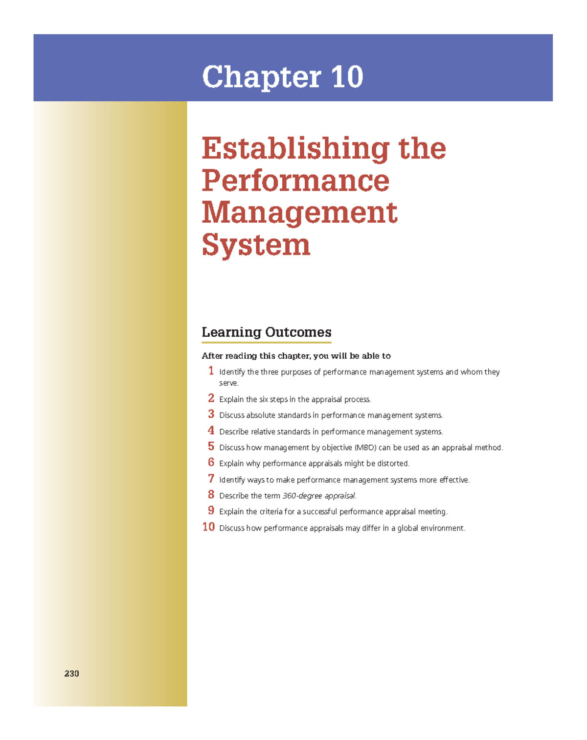 C10 Establishing-Performance-Management-System - Learning Outcomes ...