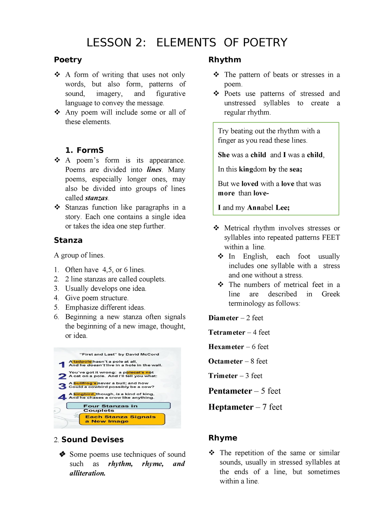 lesson-2-elements-of-poetry-lesson-2-elements-of-poetry-poetry-a