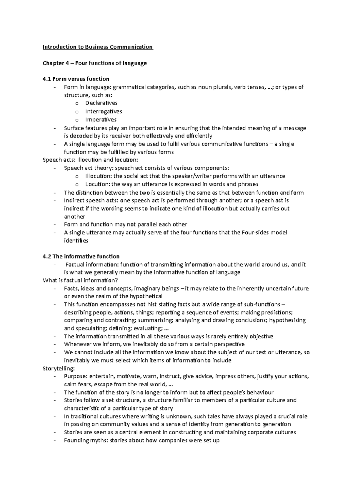 IBC - Chapter 4 - IBC - Introduction to Business Communication Chapter ...