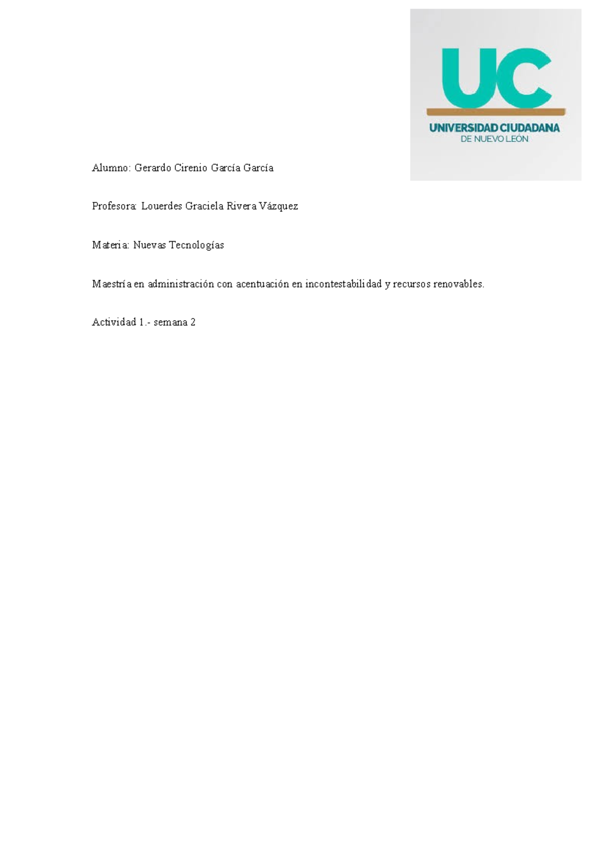 Act No 2 18041985 GCGG - tarea - Alumno: Gerardo Cirenio García García ...
