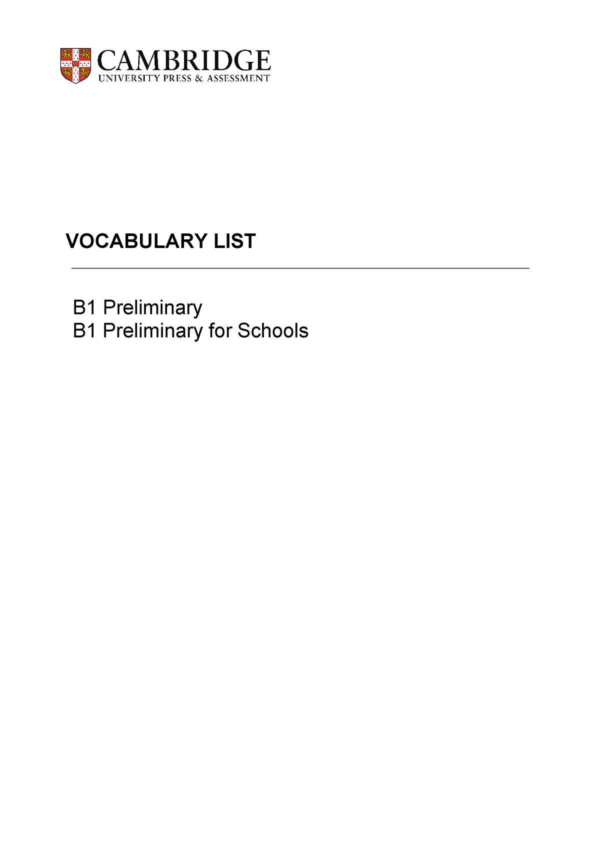 506887-b1-preliminary-2020-vocabulary-list-english-studocu