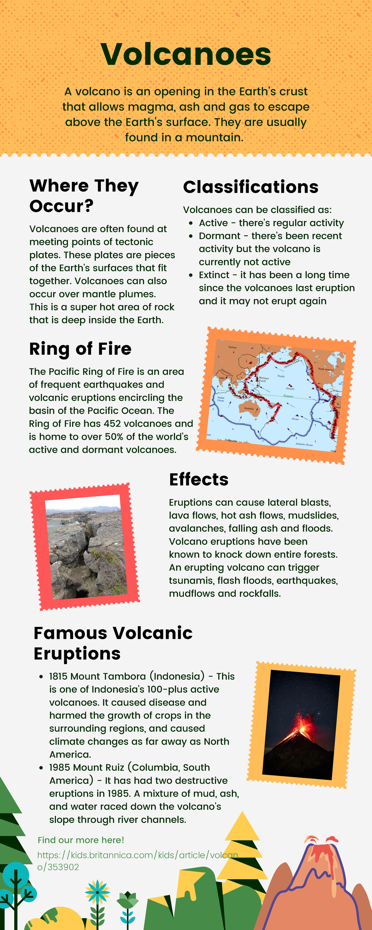 Group Presentation - Volcanoes A volcano is an opening in the Earth's ...