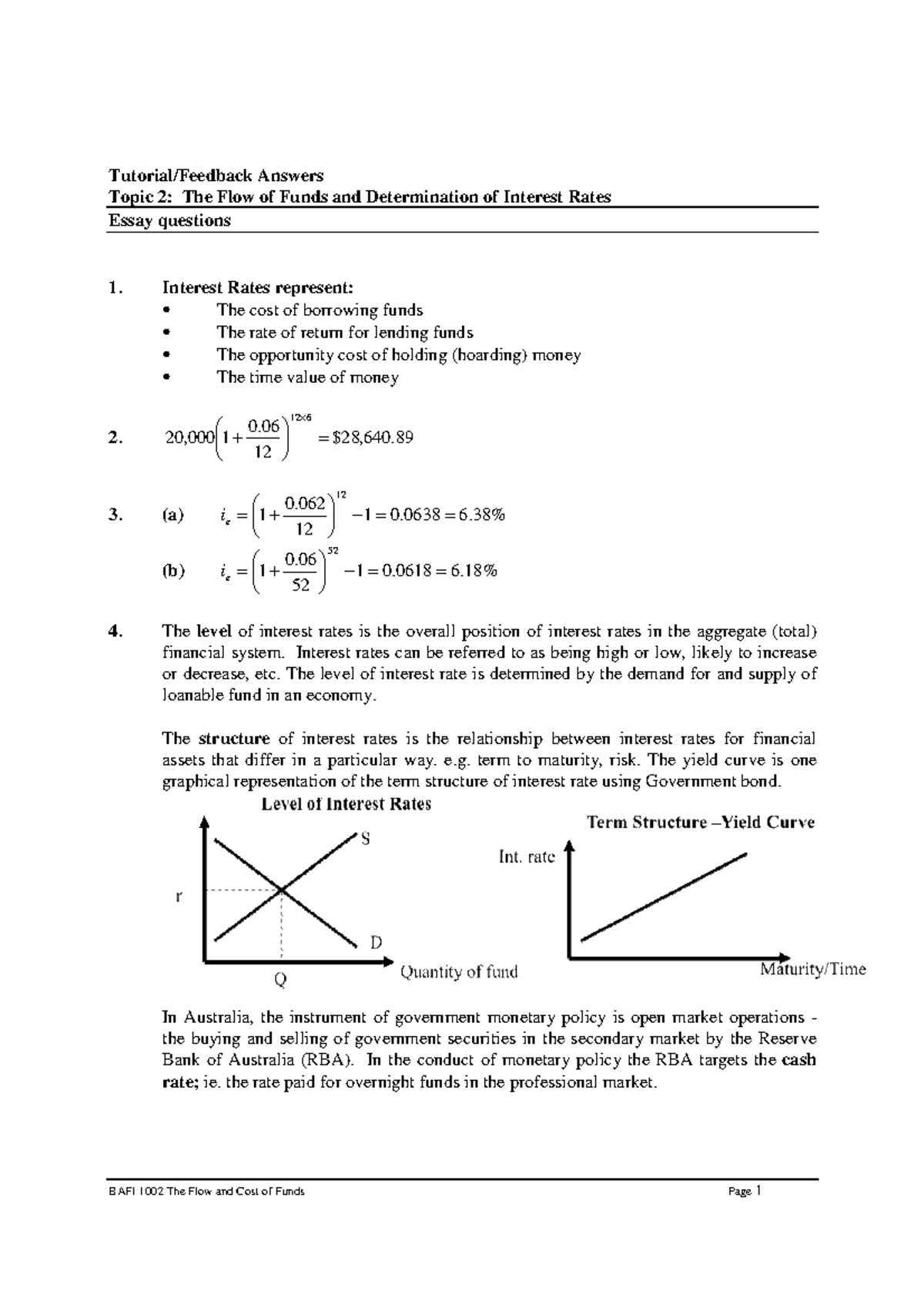 T2 Answers 2012 NEW - Tutorial/Feedback Answers Topic 2: The Flow Of ...