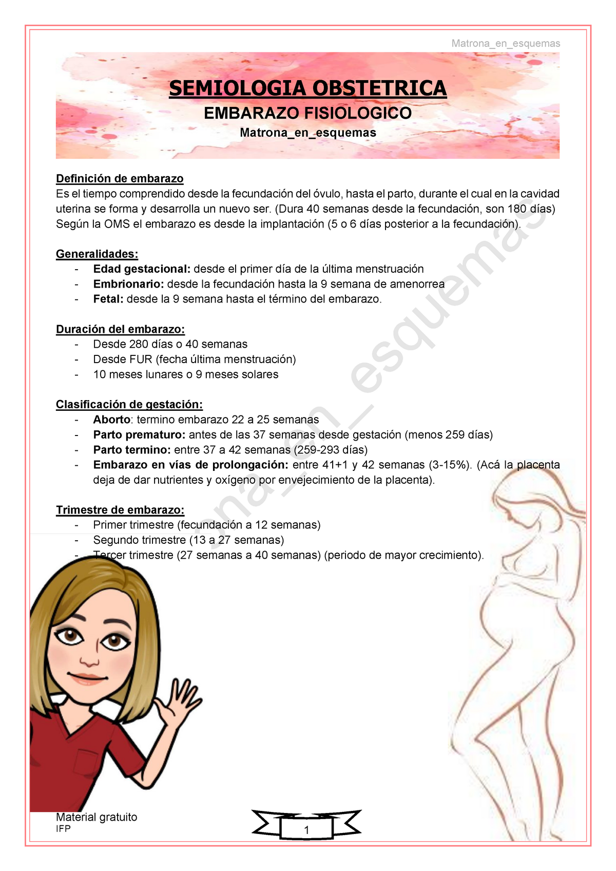 Resumen Semiologia Obstetrica Material Gratuito Semiologia Obstetrica Embarazo Fisiologico 