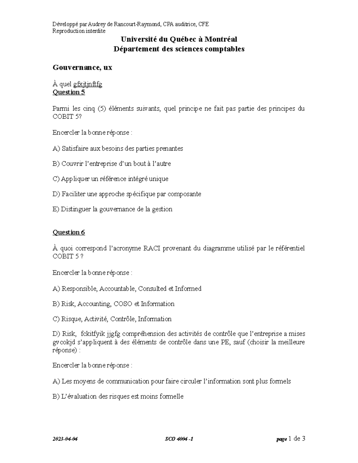 Maniakoss - rehs5eru - Développé par Audrey de Rancourt-Raymond, CPA ...