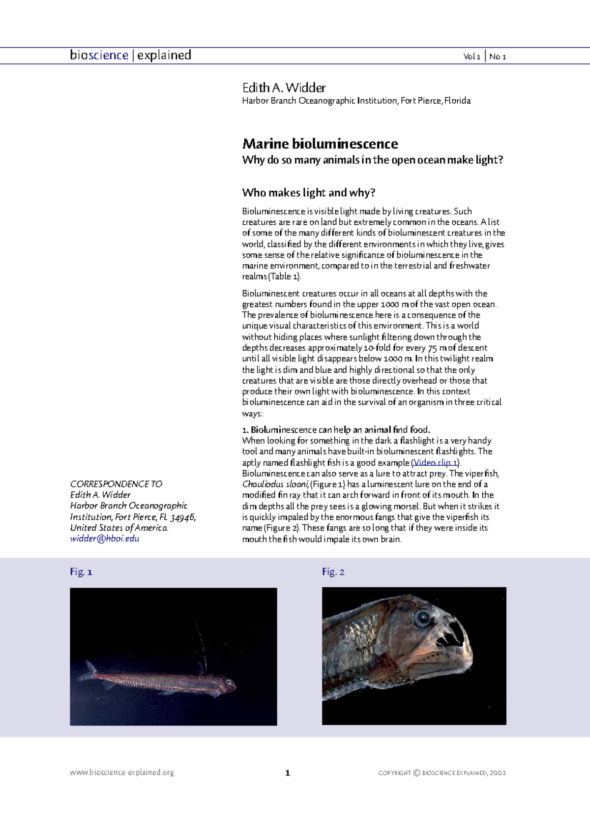 Why do so Many Organism produce light in the Sea - Who makes light and ...