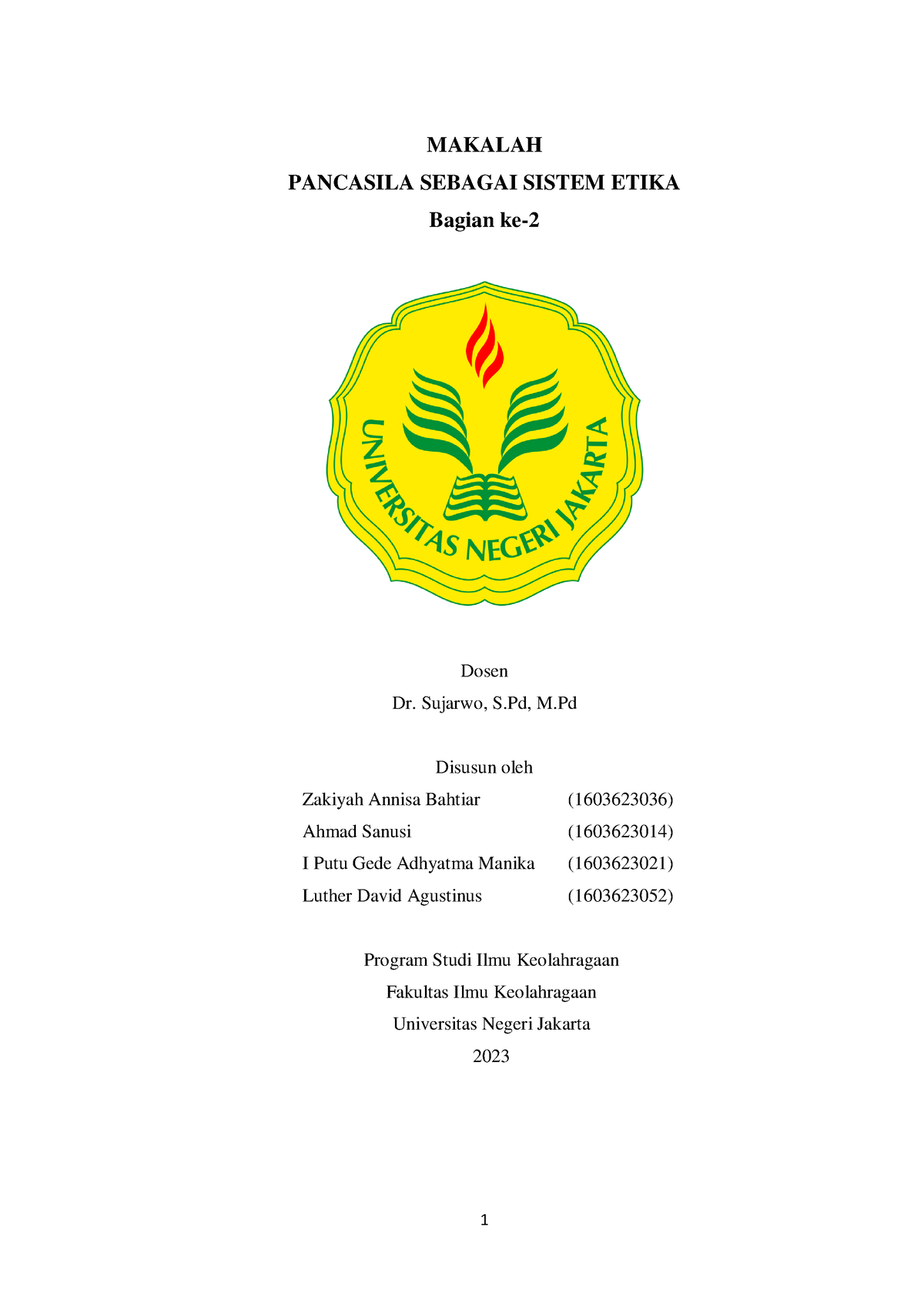 Makalah Pancasila Sebagai Sistem Etika ( Bagian KE-2) - Kelompok 10 ...