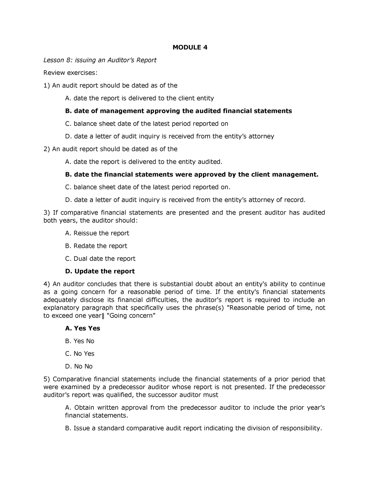 module-4-self-check-exercises-module-4-lesson-8-issuing-an-auditor-s