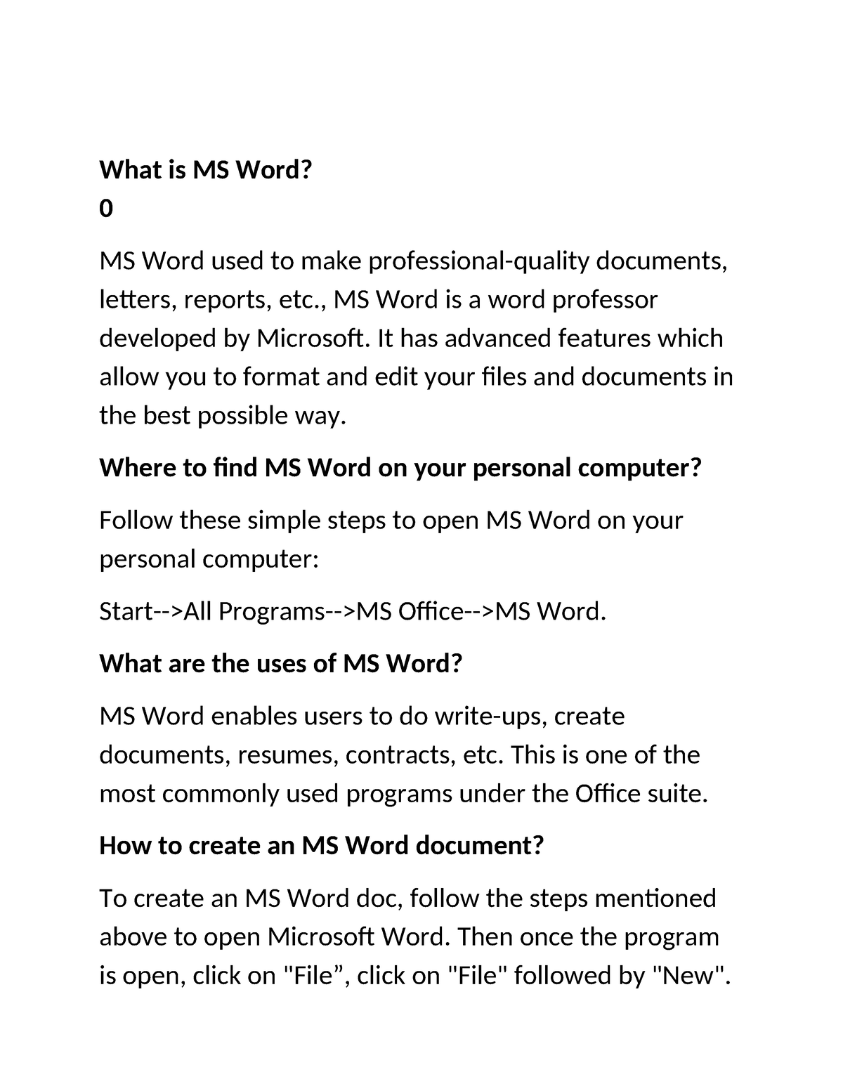 what-is-ms-word-what-is-ms-word-0-ms-word-used-to-make-professional