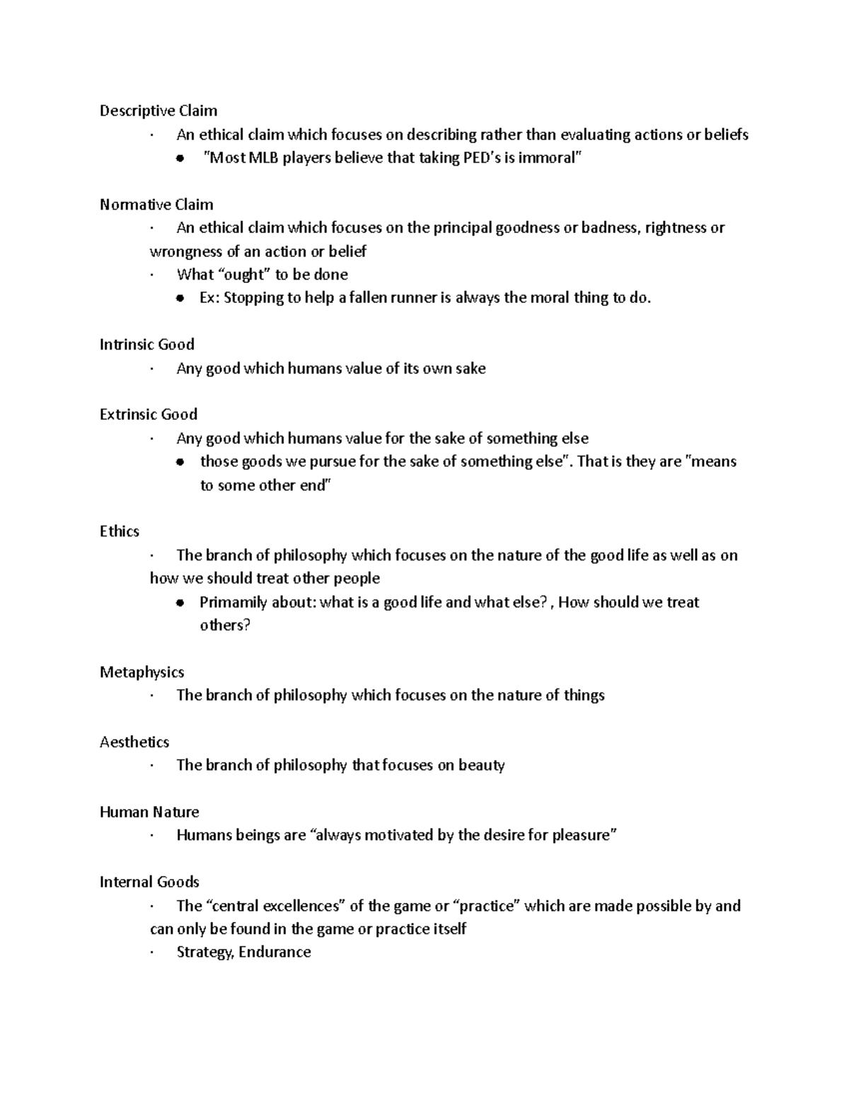 ethics-quiz-1-terms-descriptive-claim-an-ethical-claim-which