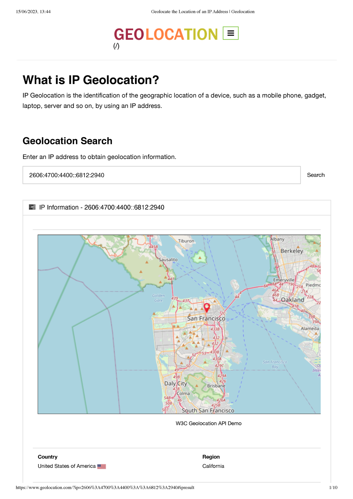 Geolocate the Location of an IP Address Geolocation - What is IP 