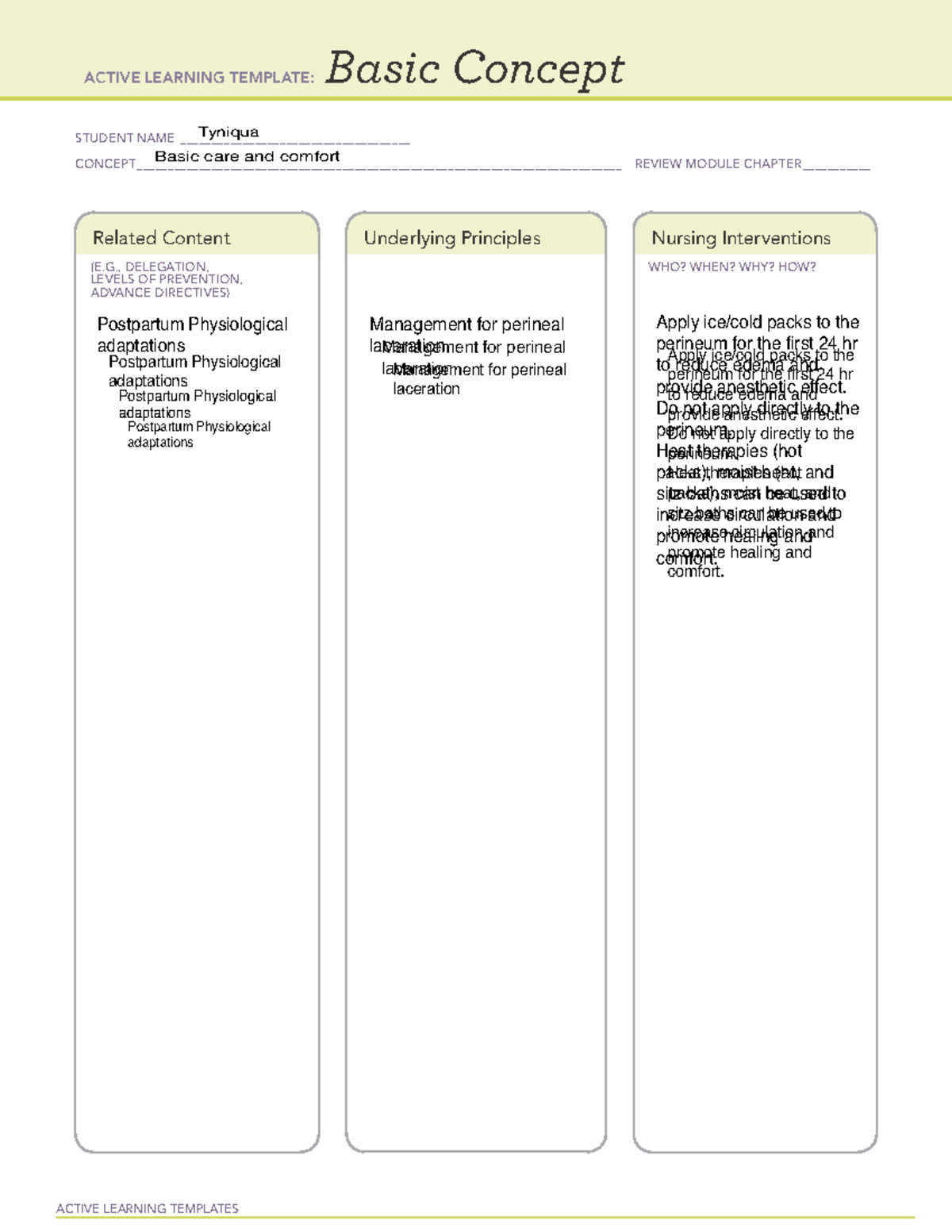 Basic concept restricted 6 - 117 - ACTIVE LEARNING TEMPLATES Basic ...