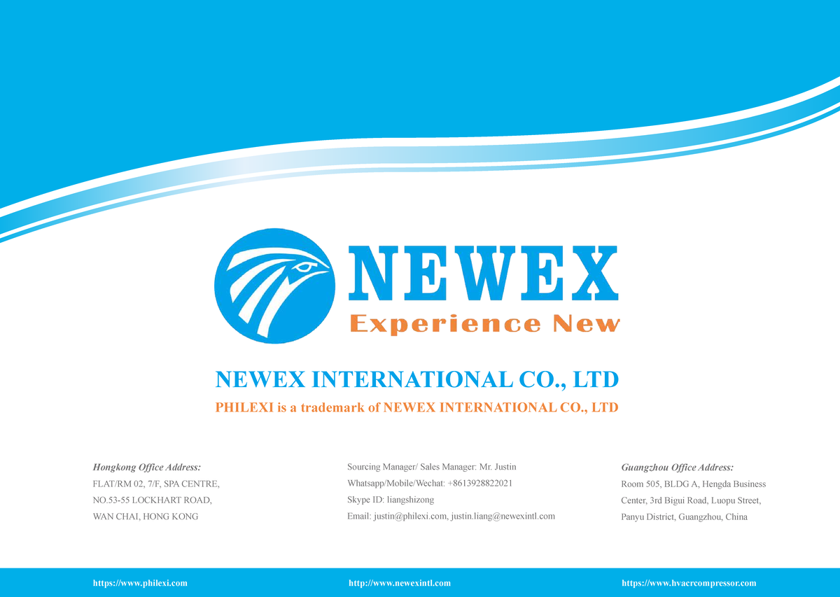 Panasonic Sanyo Scroll Compressor Catalogue - NEWEX INTERNATIONAL CO ...