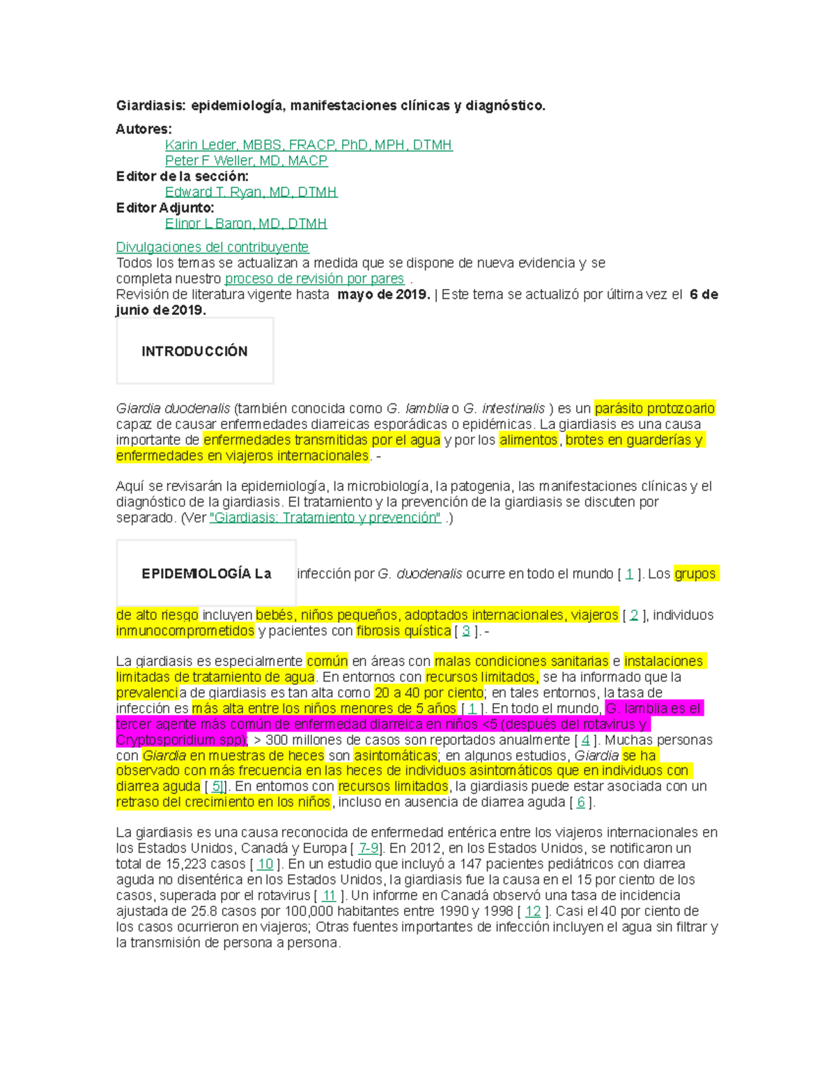 tratamiento y prevencion de la giardiasis tratamiento y prevencion de la giardiasis