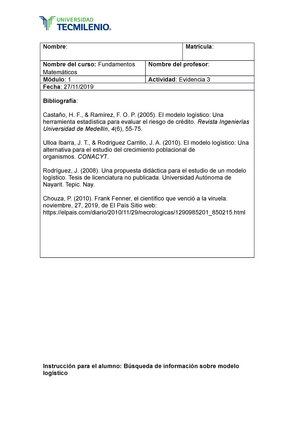 Semana 1 Fundamentos Matematicos - Fundamentos Matemáticos - TecMilenio ...