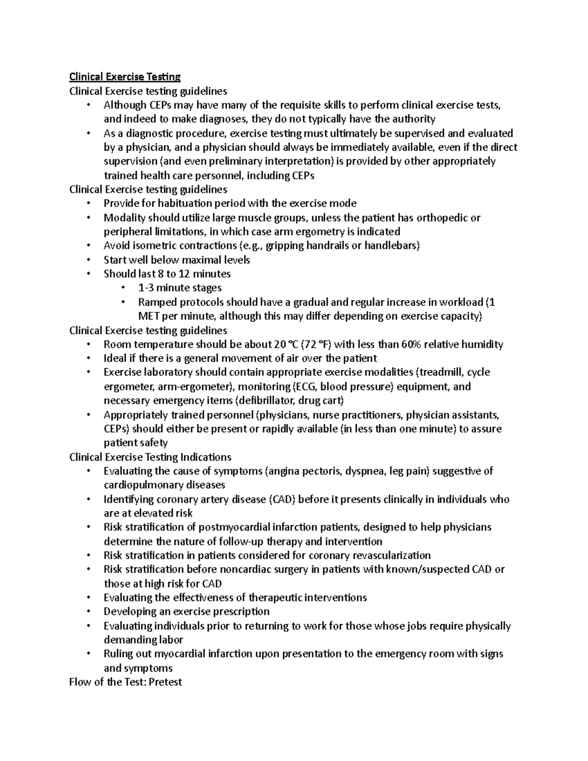 Ch 8 - notes from class lecture, instructor: weidauer, clinical ...