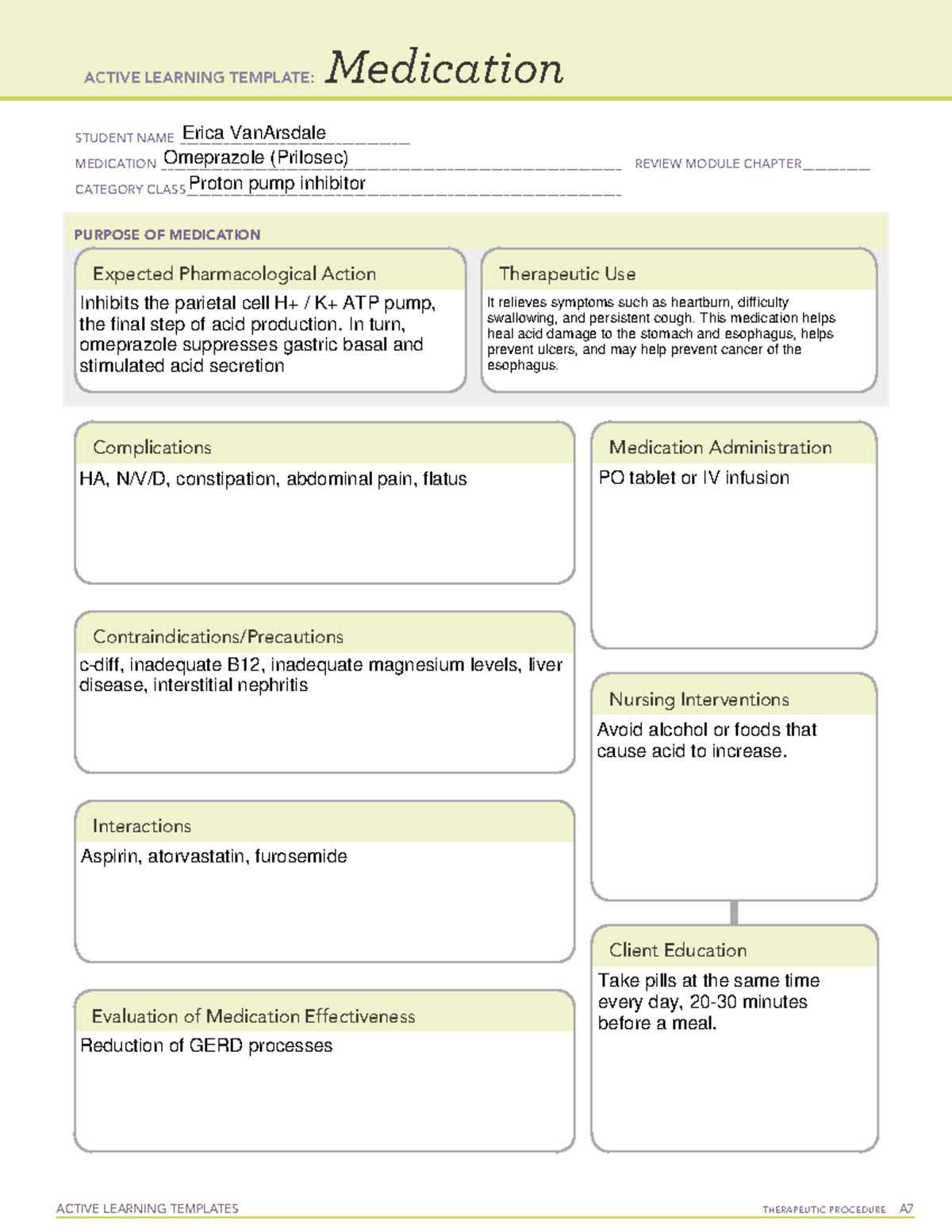 Omeprazole med sheet 1 - PLEASE READ: MRSA, VRE, C. difficile can ...