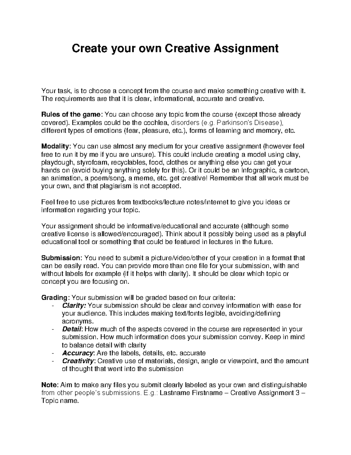 Create your own adventure Guidelines - Create your own Creative ...