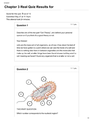 CH7 Real Quiz - Chapter 7 Quiz - CH7 Apdx A "Real Quiz" Results Score ...