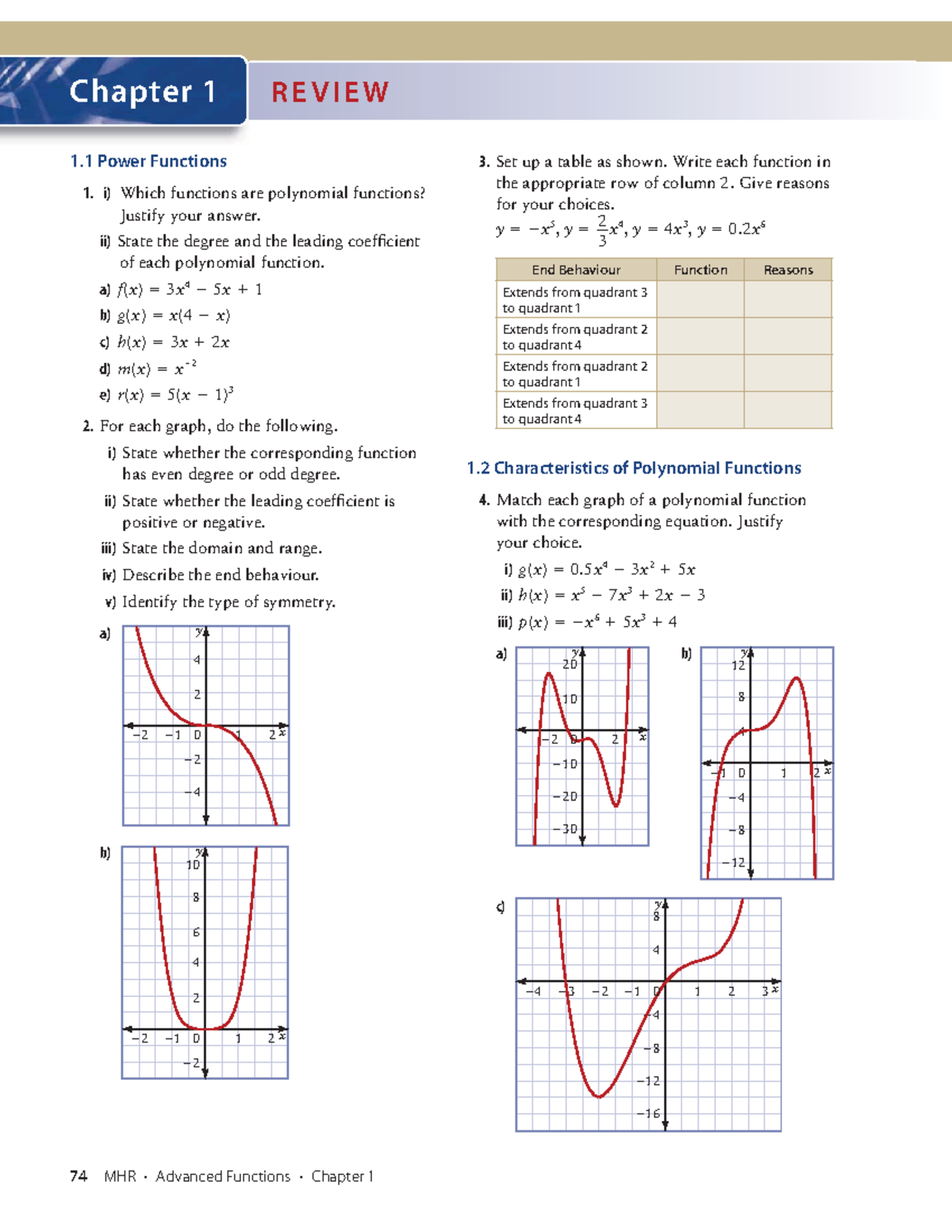 ECON NOTES BUSINESS GRTTTTGRTTTT - Chapter 1 R E V I E W 1 Power ...