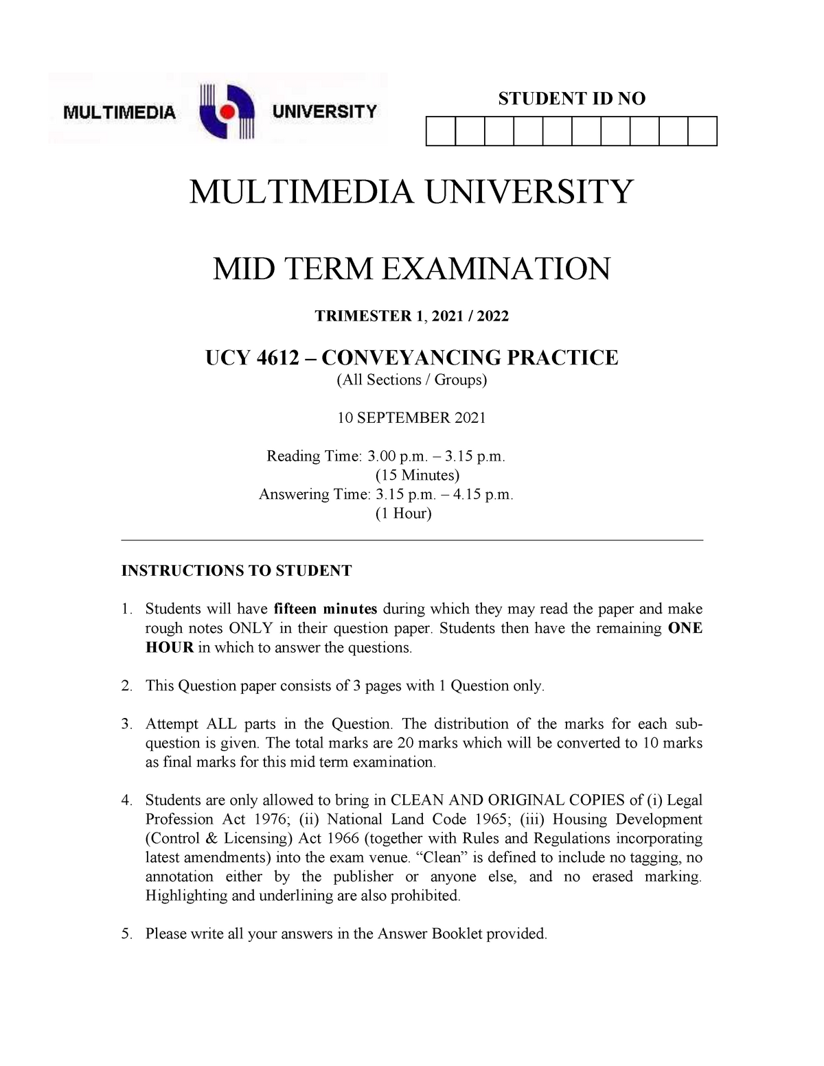 mid-term-examination-question-2021-2022-a-multimedia-university-mid