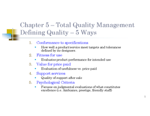 C215 Pre-Assessment With Answers - PRE-ASSESSMENT: OPERATIONS ...