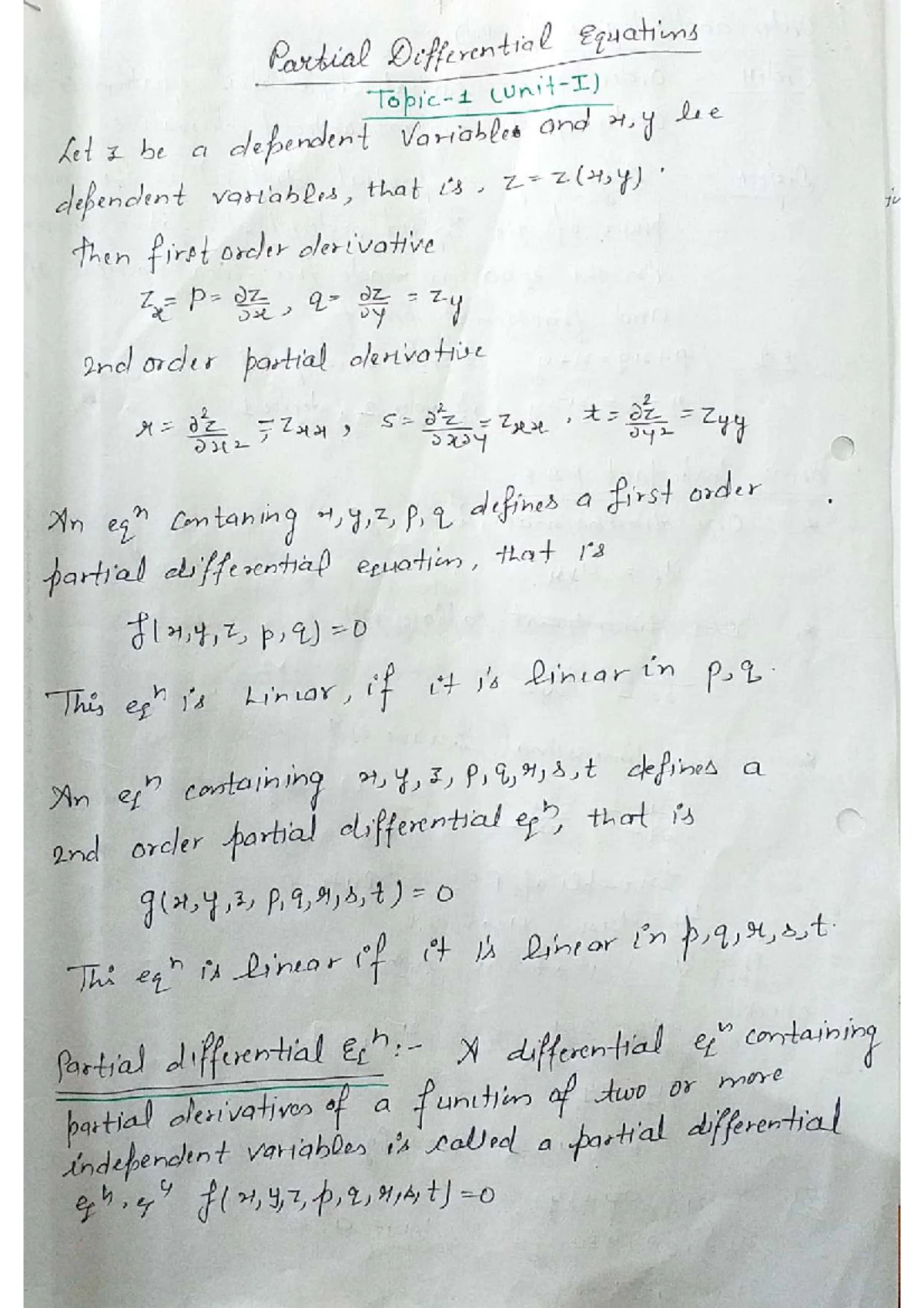UNIT-4 Maths-4 - Maths-Iv / Engg. Science Course - Studocu