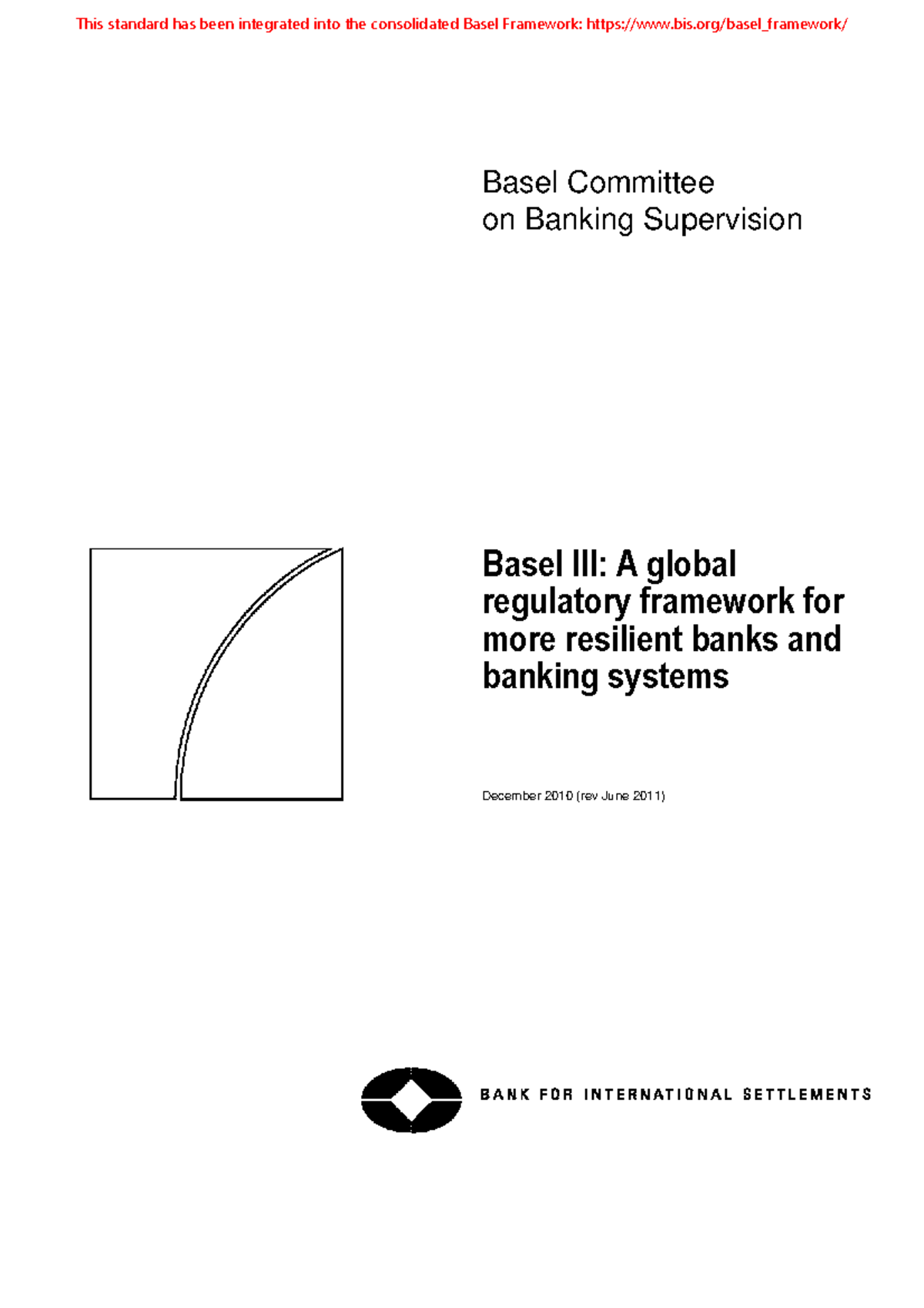 Hiệp ước Basel II Basel Committee on Banking Supervision Basel III A