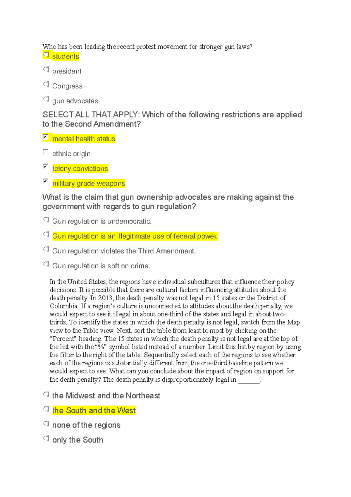 Chap5 - Federal Government Chapter5 Answers - GOVT 2305 - Studocu