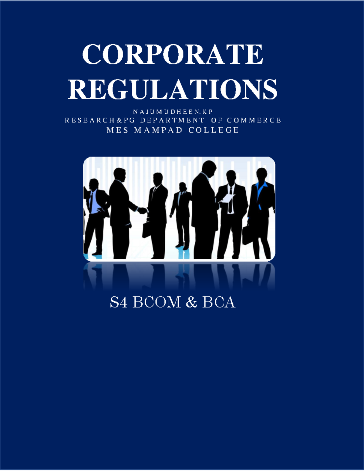 S4 CSR & SEBI Corporate Regulations KPN - CORPORATE REGULATIONS N A J U ...